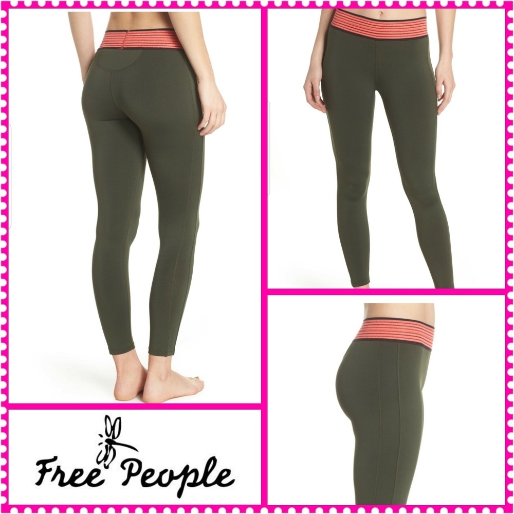 Free People Macrame Trim Leggings